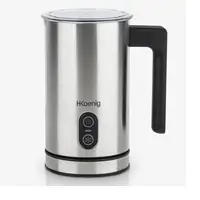 H.Koenig MLK8 espumador o calentador de leche Eléctrico portátil Negro, Acero inox