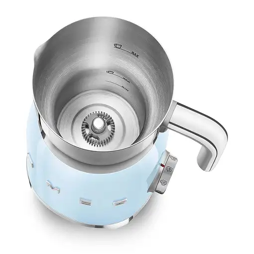 Smeg MFF11PBEU espumador o calentador de leche Automático Azul