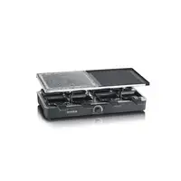 Severin RG 2376 parrilla de interior 8 personas(s) 1300 W Negro
