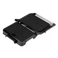 Parrilla eléctrica grill JATA JEGR1124 con placas rayadas (23 x 14,5 cm). 1000 W