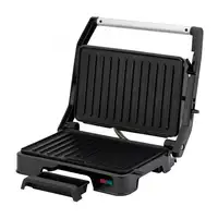 Parrilla eléctrica grill JATA JEGR1124 con placas rayadas (23 x 14,5 cm). 1000 W
