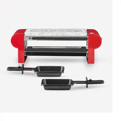 H.Koenig RP2 parrilla de interior 2 personas(s) Negro, Rojo