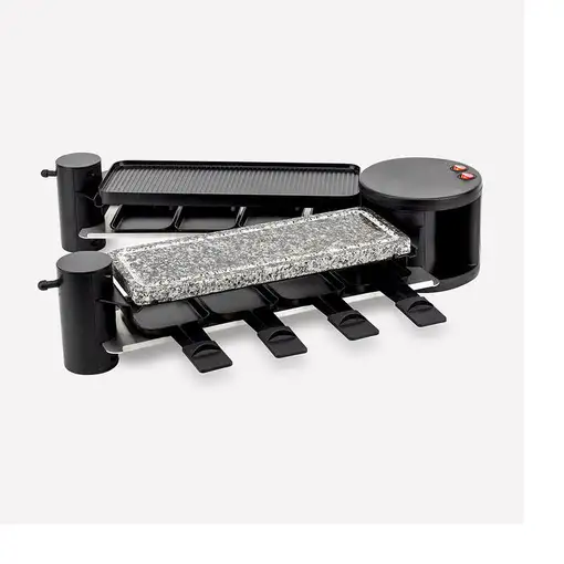 H.Koenig RP360 parrilla de interior 8 personas(s) 1200 W Negro