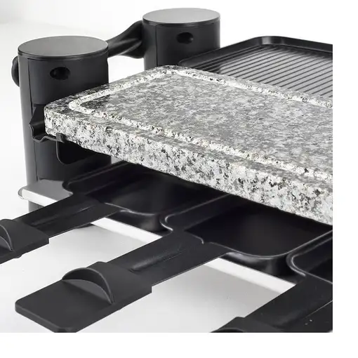 H.Koenig RP360 parrilla de interior 8 personas(s) 1200 W Negro