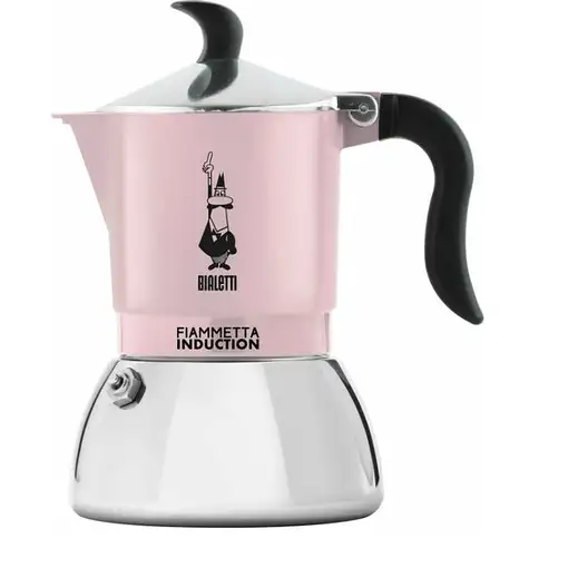 Bialetti 6585 Cafetera italiana 0,09 L Negro, Rosa, Plata