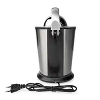 Nedis KAJC200SR exprimidor Exprimidor eléctrico con brazo 100 W Aluminio, Negro