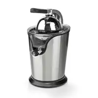 Nedis KAJC200SR exprimidor Exprimidor eléctrico con brazo 100 W Aluminio, Negro