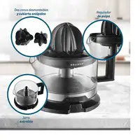 Exprimidor de cítricos XP-545NG negro, capacidad de hasta 500ml, 40W GRUNKEL