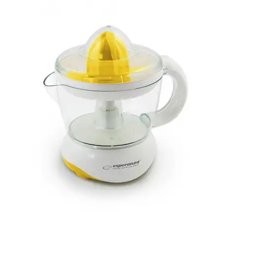 Esperanza EKJ001Y prensa de cítricos eléctricos 0,7 L 25 W Blanco, Amarillo