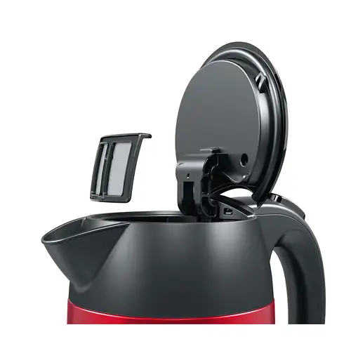 Bosch TWK3P424 tetera eléctrica 1,7 L 2400 W Gris, Rojo