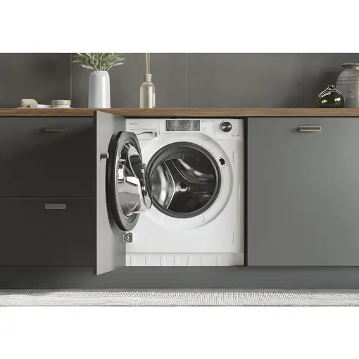 Haier Series 4 HWQ90B416FWB lavadora Carga frontal 9 kg 1600 RPM Blanco