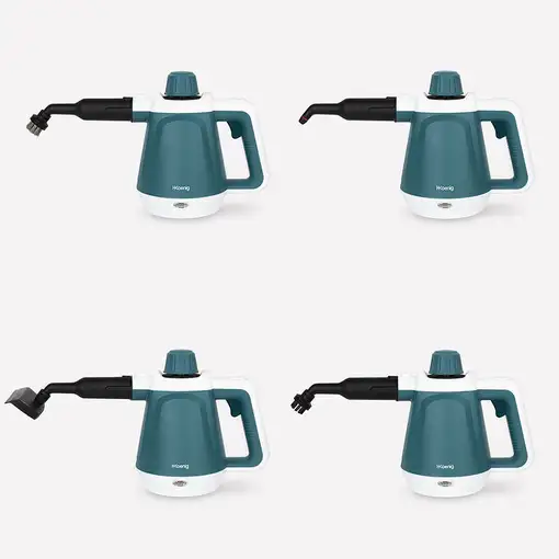 H.Koenig NV680 limpiador a vapor Limpiador a vapor portátil 0,4 L 1200 W Verde osc