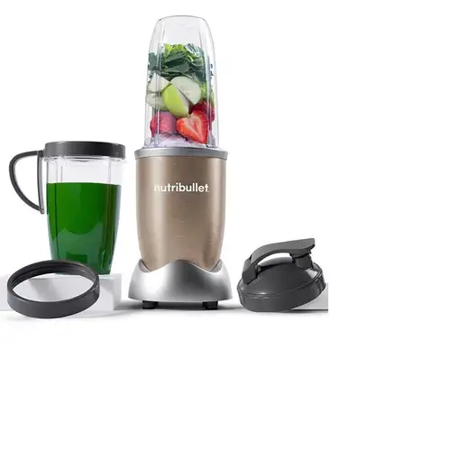 NutriBullet NB907CP licuadora 0,946 L Batidora de vaso 900 W Negro, Oro