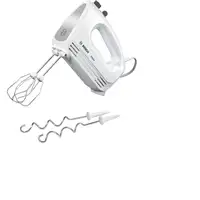 Bosch MFQ24200 batidora Batidora de mano 400 W Acero pulido, Blanco