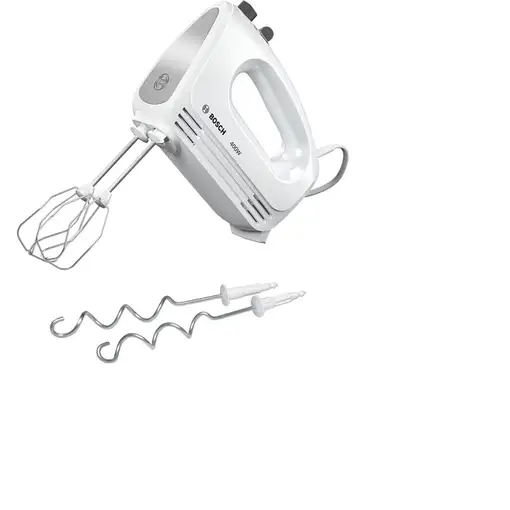 Bosch MFQ24200 batidora Batidora de mano 400 W Acero pulido, Blanco