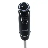 H.Koenig MIX75 licuadora 500 L Batidora de inmersión 750 W Negro, Acero inoxidable