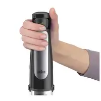 Braun MQ 7000X 0,6 L Batidora de inmersión 1000 W Negro, Acero satinado