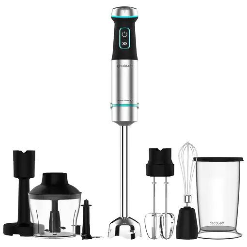 Cecotec Power TitanBlack 1200 XL PerfectCream&Crush Batidora de inmersión 1200 W N