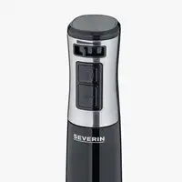 Severin SM 3771 licuadora Batidora de inmersión 600 W Negro, Acero inoxidable