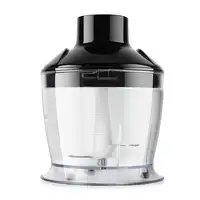 Black & Decker BXHBA1500E licuadora Batidora de inmersión 1500 W Negro, Acero inox