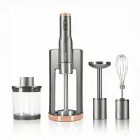 Haeger HB-80C.024A licuadora Batidora de inmersión 800 W Gris, Acero inoxidable, T
