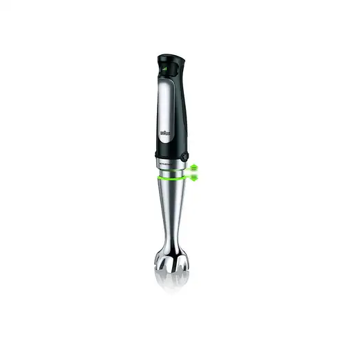 Braun MQ 7025X 0,6 L Batidora de inmersión 1000 W Negro, Acero inoxidable