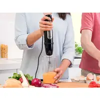Braun MQ 7025X 0,6 L Batidora de inmersión 1000 W Negro, Acero inoxidable
