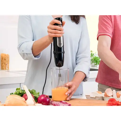 Braun MQ 7025X 0,6 L Batidora de inmersión 1000 W Negro, Acero inoxidable
