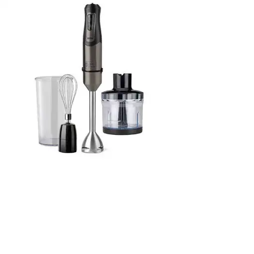 Black & Decker BXHBA1200E Batidora de inmersión 1200 W Negro, Transparente