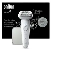 Braun Silk-épil 9 BR2-225328 depiladora 40 pinzas Gris, Blanco