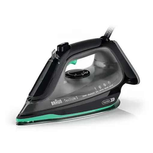 Braun TexStyle 5 SI 5277 GR Plancha a vapor Suela de cerámica 2700 W Verde