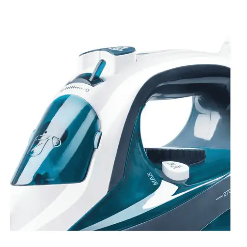 Haeger Vapour Pro 2700 Plancha vapor-seco Suela de cerámica 2700 W Azul, Blanco
