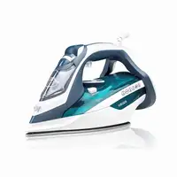 Haeger Ultra Steam 2800 Plancha vapor-seco Suela de cerámica 2800 W Azul, Blanco