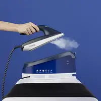 H.Koenig V7 estación plancha al vapor 2600 W 1,5 L Suela de cerámica Azul, Blanco
