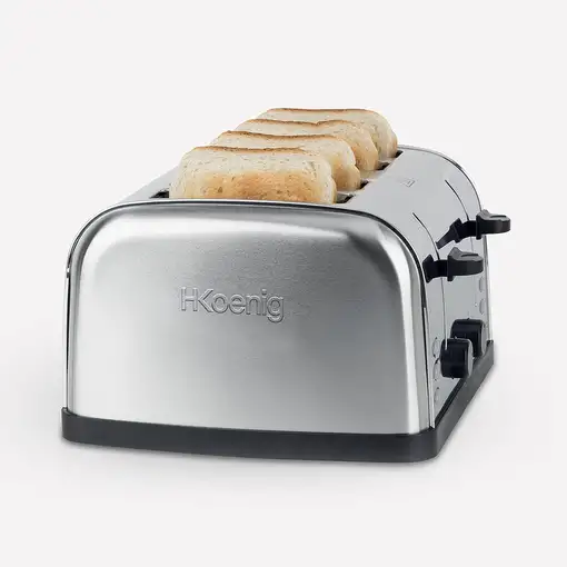 H.Koenig TOS14 tostadora 4 4 rebanada(s) 1700 W Metálico
