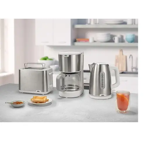 Braun HT 1510 8 2 rebanada(s) 900 W Acero inoxidable, Blanco