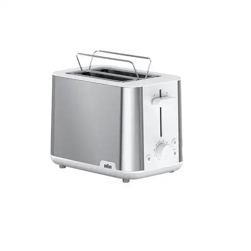 Braun HT 1510 8 2 rebanada(s) 900 W Acero inoxidable, Blanco