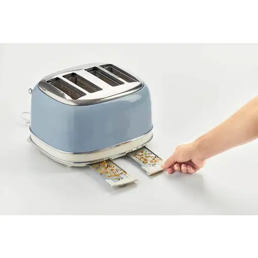 Ariete 0156/05 6 4 rebanada(s) 1600 W Azul, Cromo, Blanco