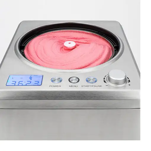 H.Koenig HF340 máquina para helados Compresor de helados 2 L 180 W Acero inoxidabl