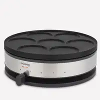 H.Koenig KREP56 crepera 1500 W Negro, Acero inoxidable