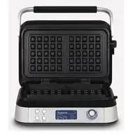 WËASY GFX800 gofrera 2 barquillo(s) 1600 W Negro, Plata
