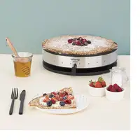 H.Koenig KREP29 crepera 1 crep(s) 1300 W Negro, Acero inoxidable