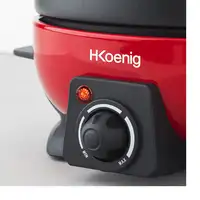 H.Koenig ALP1800 fondue, gourmet y wok 2 L 6 personas(s)