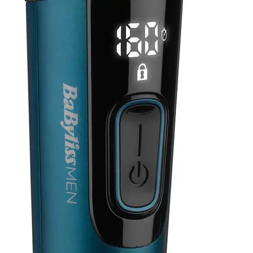 BaByliss Japanese Steel Digital Hair Clipper Negro, Verde azulado 45 Ión de litio