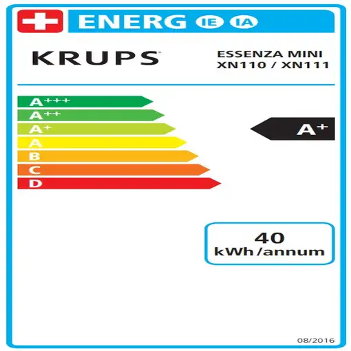 Krups XN1108 Manual Macchina per caffè a capsule 0,6 L