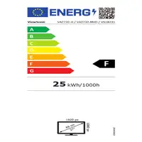 Viewsonic VA2732-h LED display 68,6 cm (27") 1920 x 1080 Pixeles Full HD Negro