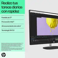 HP 27 inch All-in-One 27-cr0087ns PC Intel® Core™ i5 i5-1335U 16 GB DDR4-SDRAM 1 T