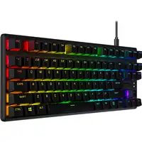 Teclado mecánico gaming HyperX Alloy Origins Core PBT HX rojo