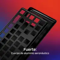 Teclado mecánico gaming HyperX Alloy Origins Core PBT HX rojo