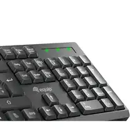 Equip 245221 teclado Ratón incluido Oficina RF inalámbrico QWERTY Español Negro